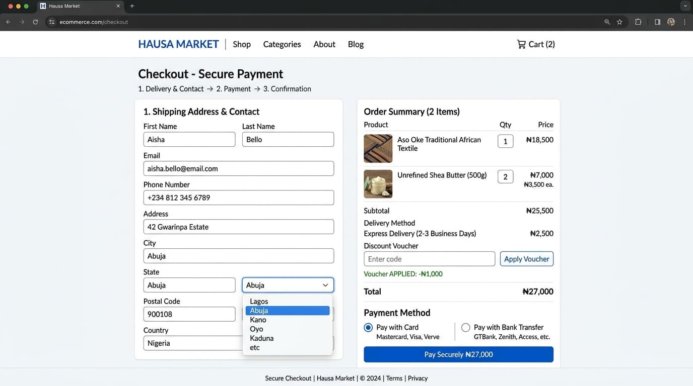 Hausa Market design preview 2